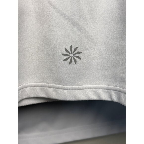 Athleta Conscious Cropped Tank Size 3X White Sports Bra Low Impact Support Pads - Picture 5 of 7